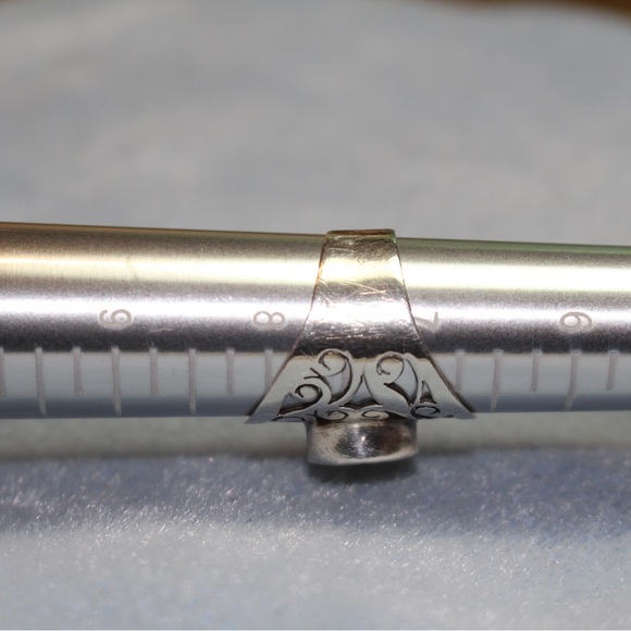 Silver and quartz crystal gem ring - Picture 2 of 9